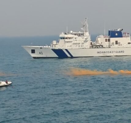 Quad-at-Sea Ship Observer Mission के तहत भारतीय तटरक्षक बल का जहाज