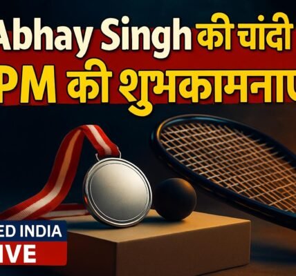 एशियाई खेलों में Abhay Singh की चांदी पर PM ने दी शुभकामनाएं